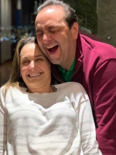 Así inició amor de Inés María Zabaraín y Jorge Alfredo Vargas.