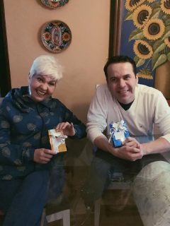 Fabiola Posada, ‘La gorda Fabiola’, y Nelson Polanía, ‘Polilla’.