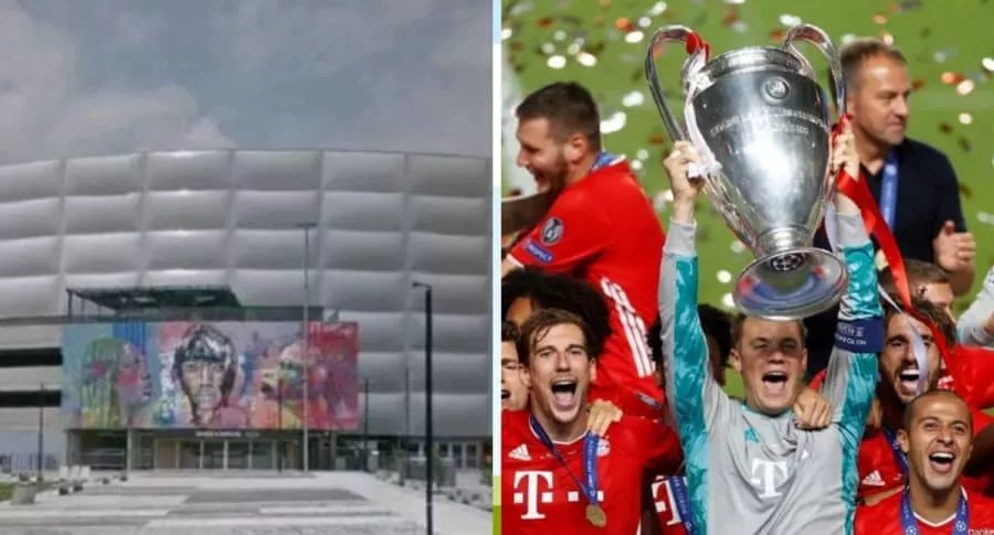 Movistar Arena le hizo homenaje al Bayern Múnich por ganar la Champions League