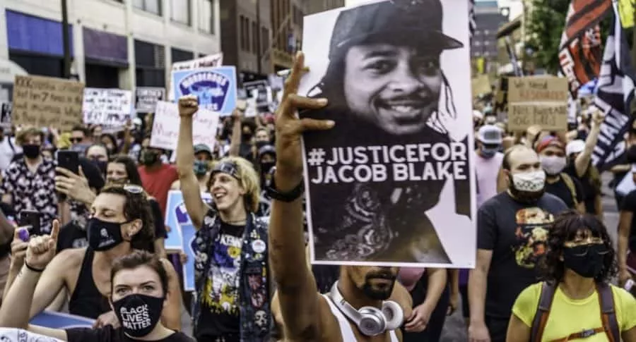 Protestas en EE. UU. por agresión policiaca a Jacob Blake.
