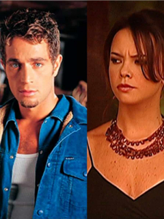Michel Brown y Natasha Klauss, actores