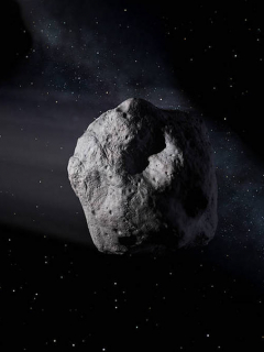 Imagen de asteroide que ilustra nota sobre el cuerpo celeste que pasará cerca a la Tierra en noviembre