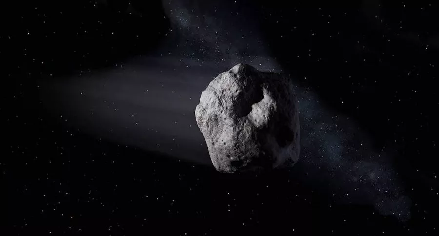 Imagen de asteroide que ilustra nota sobre el cuerpo celeste que pasará cerca a la Tierra en noviembre
