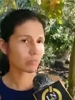 Andrea Oyola, madre de la bebé que cayó al río Magdalena