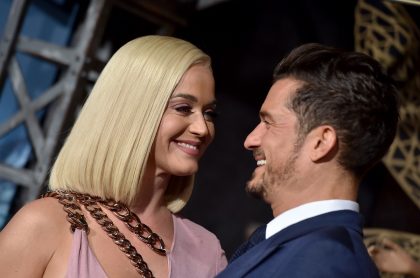Katy Perry y Orlando Bloom, cuya hija Daisy Dove ya nació, en la premier de 'Carnival Row' en 2019.
