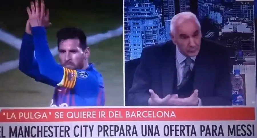Periodista argentino Mauro Viale, que humilló a compañera con comentario machista hablando de Lionel Messi