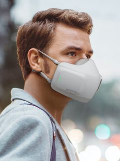Mascarilla LG PuriCare, que purifica el aire