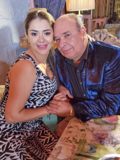 Foto de Catalina Iglesias y Luis Alberto Posada, a propósito de infidelidad de él
