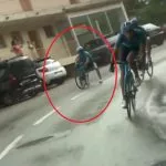 Caida Miguel Ángel López en etapa 1 del Tour de Francia