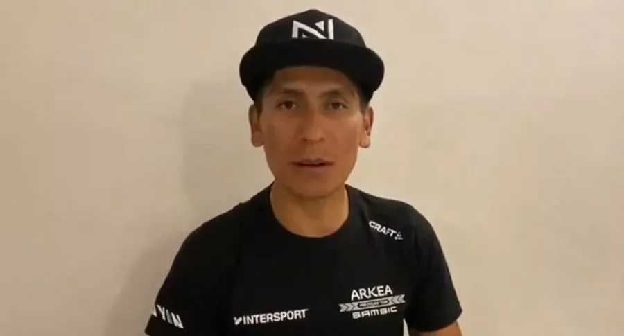 Nairo Quintana hablando de su caída en la etapa 1 del Tour de Francia
