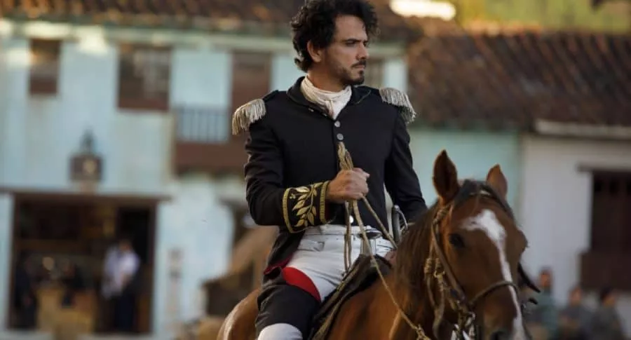 Juan Fernando Sánchez, actor novio de Nina Rodríguez, cuando hacía de José María Córdova en 'Bolívar'.