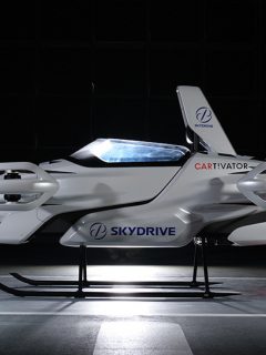 Carro volador de SkyDrive, que hizo su primer recorrido tripulado en Japón