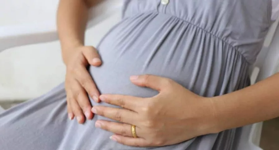 Mujer embarazada, que ilustra nota de brasileña que se contagió de Covid en baby shower sorpresa