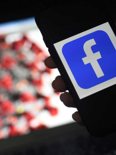 Imagen de logo de Facebook con la de virus ilustra nota sobre video viral que tuvo que ser eliminado