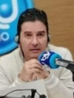 Fotos de banderas de la comunidad LGBTI y Néstor Morales