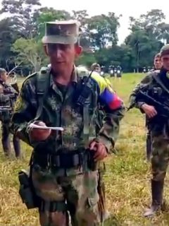 Guerrillero de las Farc 'Antonio Medina' amenaza a dirigente arrocero en Casanare
