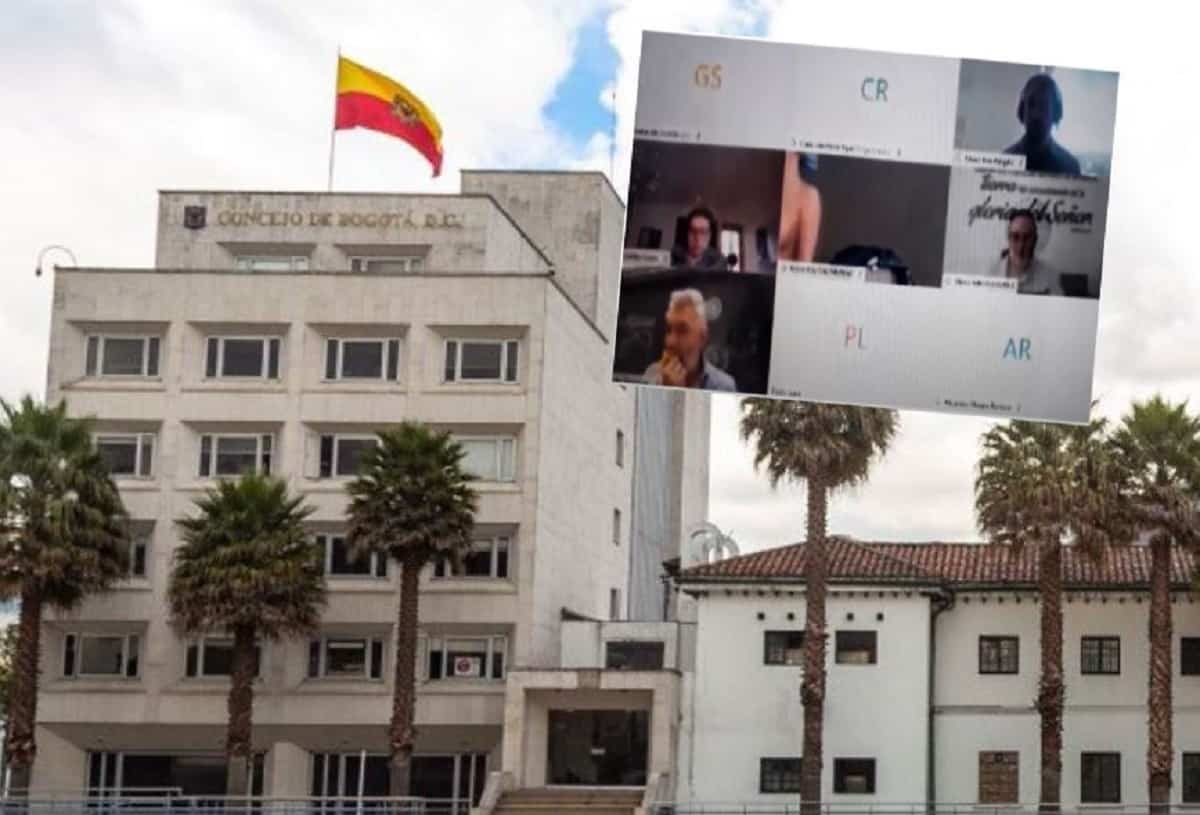 Video de concejala de Bogotá que salió desnuda en sesión virtual
