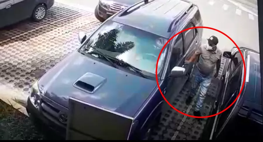 Imagen de ladrones de carros en Bogotá