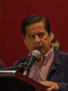 Juan Fernando Cristo, exministro del Interior que quedó atónic
