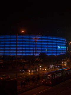 Vista general del Movistar Arena, en Bogotá, a propósito de su reapertura.