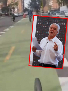 Ciclorruta por la carrera Séptima de Bogotá fue criticada por el exalcalde Enrique Peñalosa. (Fotomontaje de Pulzo).