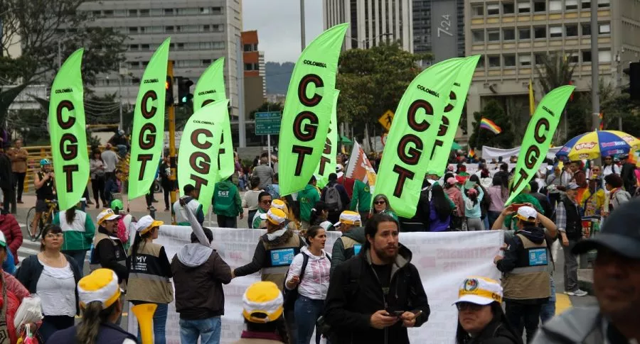 Paro Nacional en Bogotá, noviembre 2019. Convocan movilización nacional.