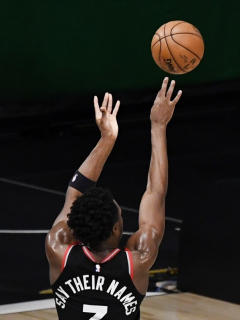 Toronto Raptors y Boston Celtics, tercer partido de las semifinales de conferencia de la NBA el 3 de septiembre del 2020