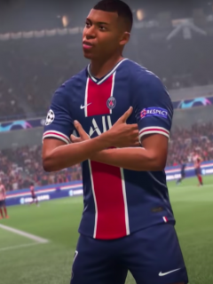 Kylian Mbappé en FIFA 21, cuyas novedades fueron reveladas en un video de YouTube
