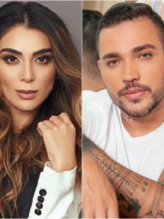 Fotomontaje de Marilyn Patiño y Jessi Uribe, a propósito de sus estrenos musicales