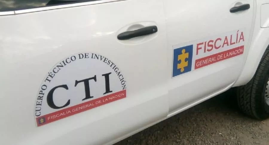 Vehículo del CTI, entidad cuyos agentes fueron atacados en San Vicente del Caguán