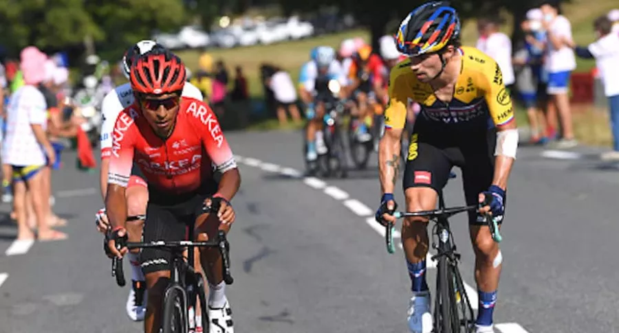 Nairo respondió a ataques de sus rivales en la etapa 8 del Tour de Francia.