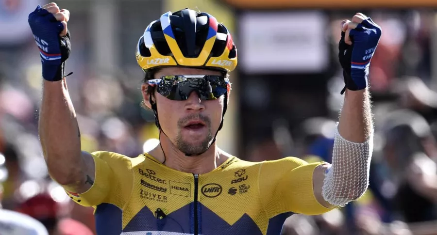 Primoz Roglic, nuevo líder del Tour de Francia. Imagen de referencia.