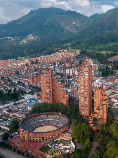 Vista panorámica de Bogotá, a propósito de la medida de pico y cédula en la capital.
