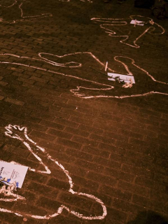 Protesta contra masacres en Colombia. Se conoció una nueva en Zaragoza, Antioquia.