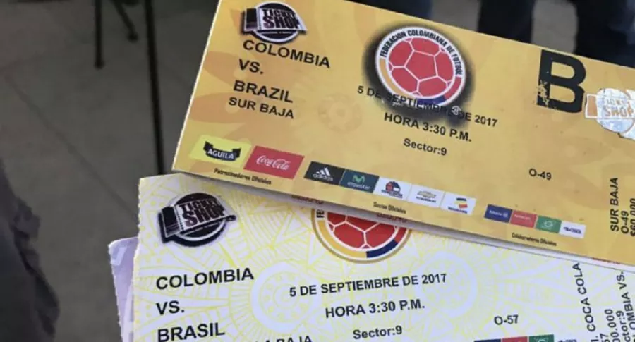 Boletas Colombia-Brasil. Imputan a empresario por reventa de boletas
