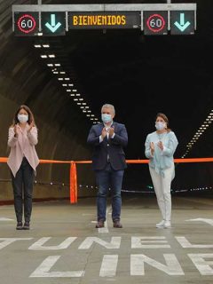 Gobierno inaugura Túnel de La Línea, que este martes se quedó sin luz
