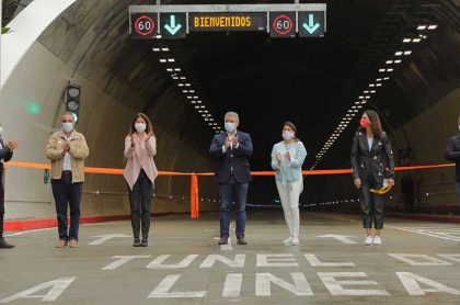 Gobierno inaugura Túnel de La Línea, que este martes se quedó sin luz