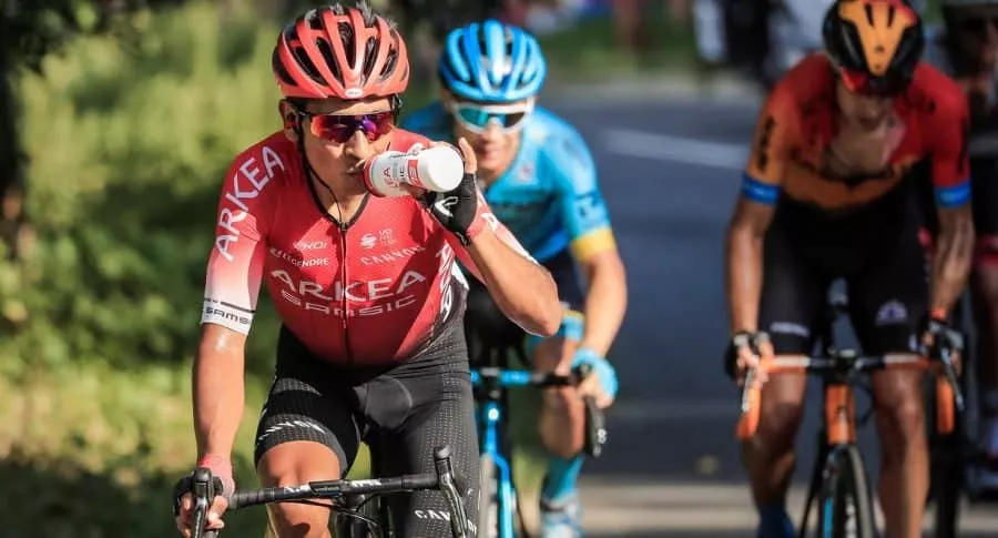 Nairo Quintana, que sufrió una caída en la etapa 10 del Tour de Francia