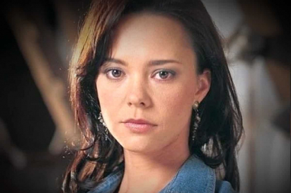 Natasha Klauss, que hizo de Sarita Elizondo en 'Pasión de gavilanes', novela de que quitaron escena de cachetada a Fernando Escandón. 
