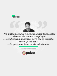 Frase destacada de columna sobre plomeros