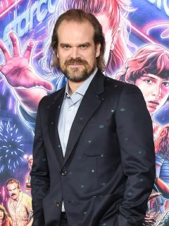 David Harbour, actor que se casó con la cantante Lily Allen, en la proyección de la tercera temporada de 'Stranger Things', en noviembre de 2019, en Nueva York.