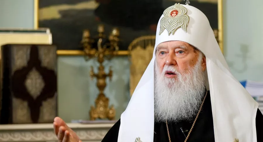 Mykhailo Denysenko, patriarca de la Iglesia ortodoxa ucraniana, tiene COVID-19.