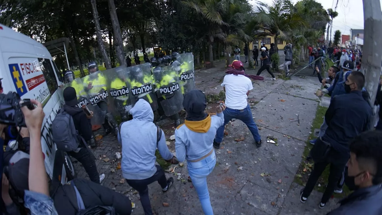 Disturbios en Bogotá: reporte de Policía y ministro de Defensa
