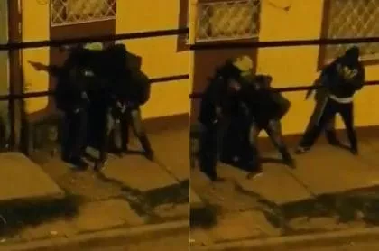 Disturbios en Bogotá: policías y civiles se unieron para disparar