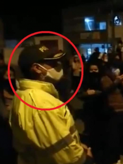 Imagen del policía que pide disculpas por muerte de Javier Ordóñez
