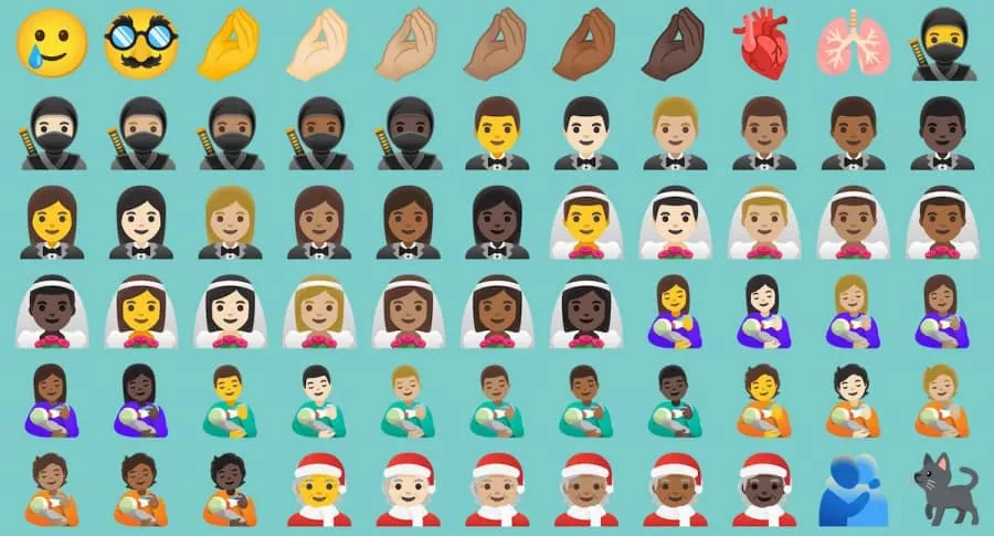 117 nuevos emojis que llegan a Android 11