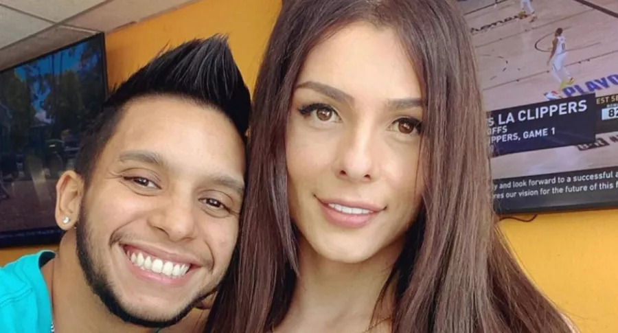 Danna Sultana y Esteban Landrau, pareja trans que el 11 de septiembre publicó fotos de la cara de su hijo Ariel.