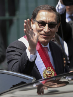Martín Vizcarra, presidente de Perú.
