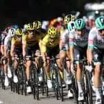 Primoz Roglic en etapa 14 del Tour de Francia, clasificación general