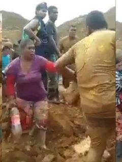 Los trabajadores extraían oro en el momento en el que se presentó el derrumbe que los sepultó. Momento en el que rescataron a los cinco mineros.